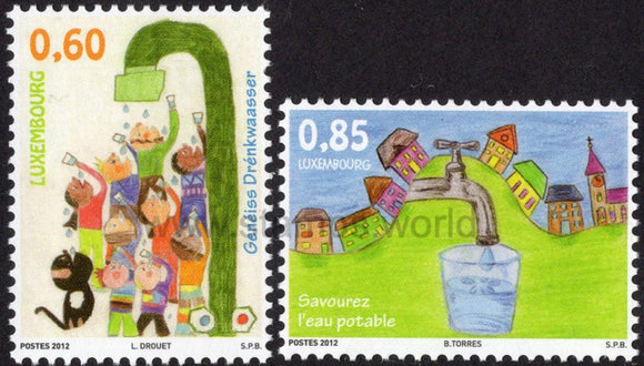 Luxembourg. 2012 Potable Water. MNH