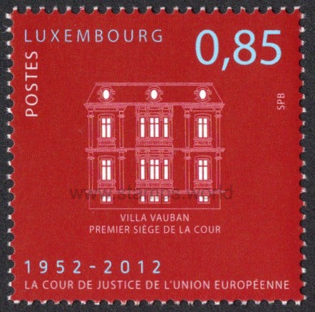 Luxembourg. 2012 60 Years of Court of Justice of the European Union. MNH