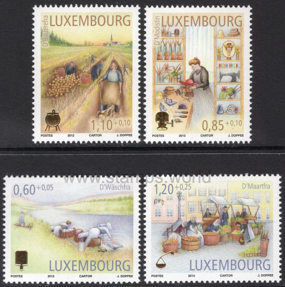 Luxembourg. 2012 Trades of Yesteryears. MNH