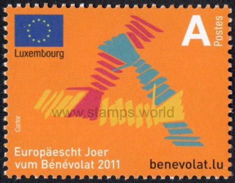 Luxembourg. 2011 Year of Volunteering. MNH