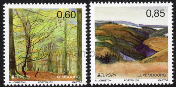 Luxembourg. 2011 Europa. Forests. MNH