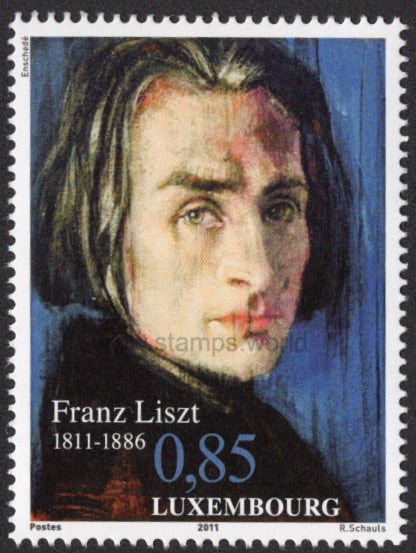 Luxembourg. 2011 Franz Liszt. MNH