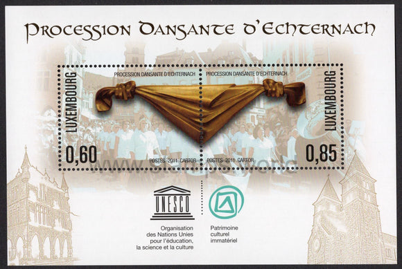 Luxembourg. 2011 Dancing Procession of Echternach. MNH