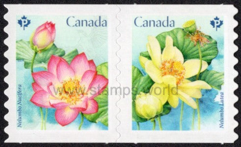 Canada. 2018 Lotus. MNH