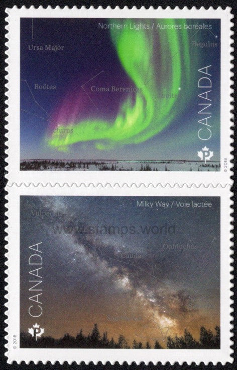Canada. 2018 Astronomy. MNH From booklet