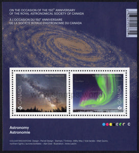 Canada. 2018 Astronomy. MNH