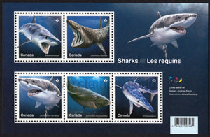 Canada. 2018 Sharks. MNH
