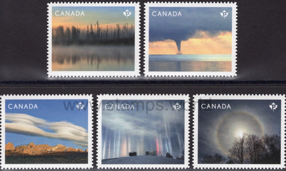 Canada. 2018 Weather Wonders. MNH