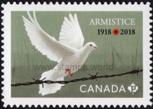 Canada. 2018 Armistice 1918-2018. MNH