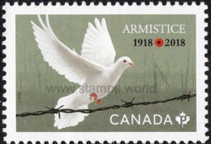 Canada. 2018 Armistice 1918-2018. MNH