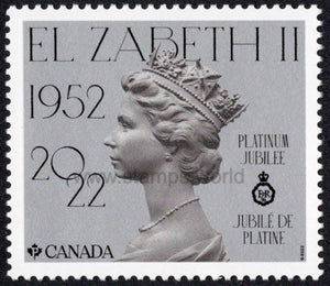 Canada. 2022 Platinum Jubilee of Queen Elizabeth II. MNH