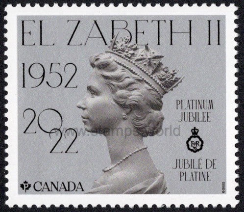 Canada. 2022 Platinum Jubilee of Queen Elizabeth II. MNH
