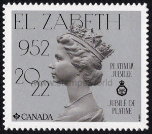 Canada. 2022 Platinum Jubilee of Queen Elizabeth II. MNH