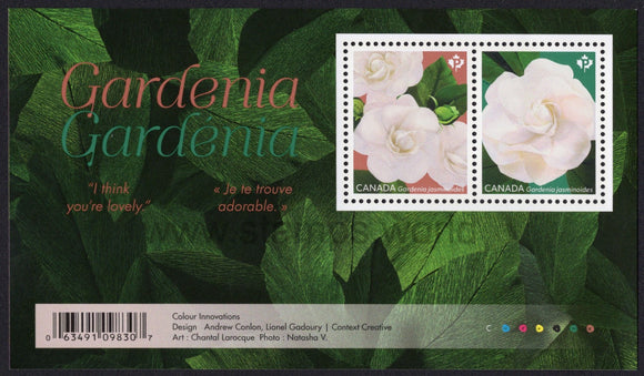 Canada. 2019 Gardenia. MNH