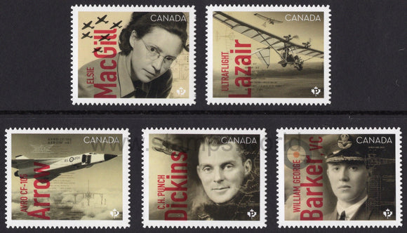 Canada. 2019 Canadians in Flight. MNH