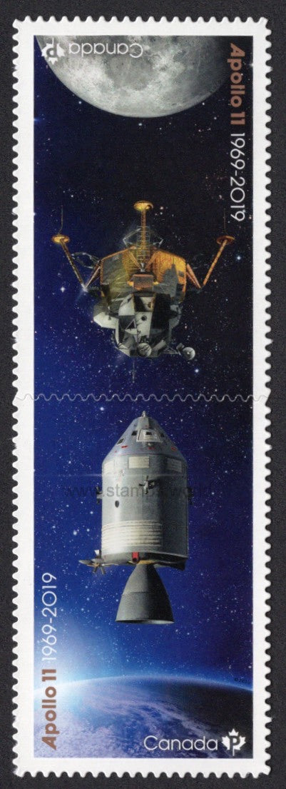 Canada. 2019 50 Years of First Moon Landing. Apollo 11. MNH