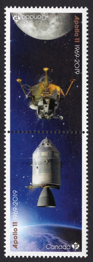 Canada. 2019 50 Years of First Moon Landing. Apollo 11. MNH