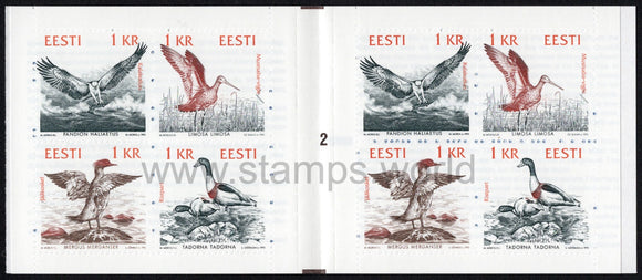 Estonia. 1992 Birds. MNH Booklet