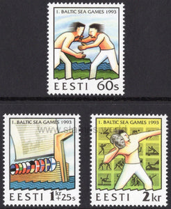 Estonia. 1993 First Baltic Sea Games. MNH