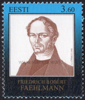 Estonia. 1998 Friedrich Robert Faehlmann. MNH