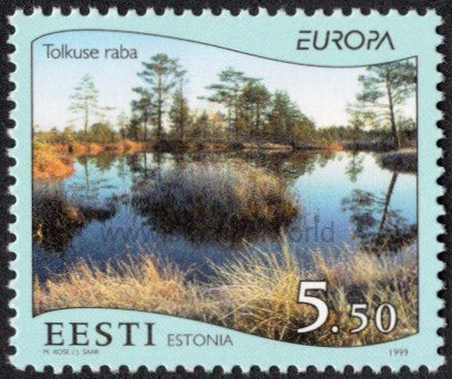 Estonia. 1999 Europa. Nature Reserves and Parks. West-Estonian Tolkuse Bog. MNH
