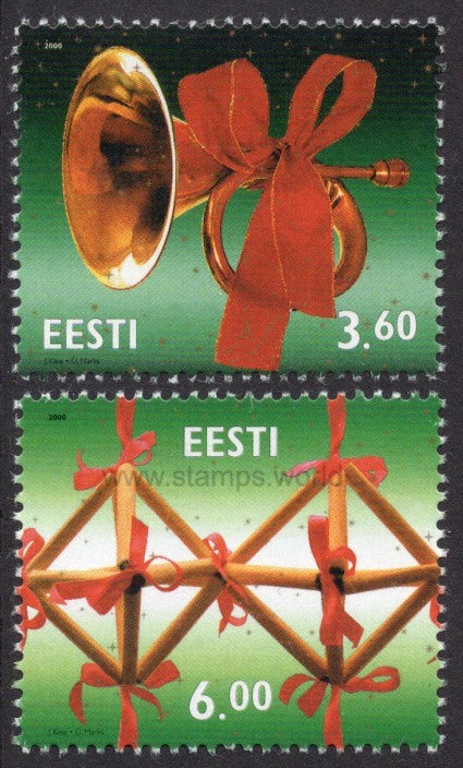 Estonia. 2000 Christmas. MNH