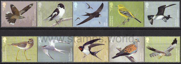 Great Britain. 2022 Migratory Birds. MNH