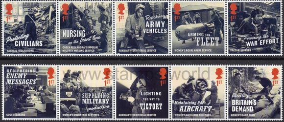 Great Britain. 2022 Unsung Heroes. Women of World War II. MNH