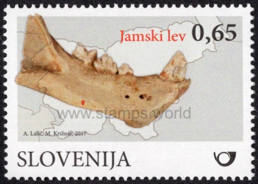 Slovenia. 2017 Fossil Mammals. Cave Lion. MNH