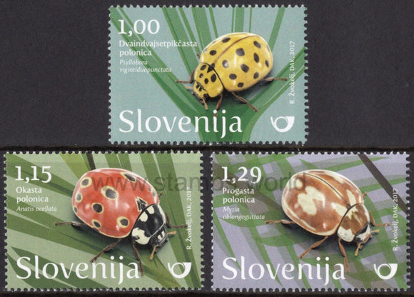 Slovenia. 2017 Ladybirds. MNH