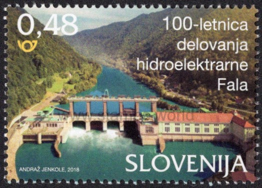 Slovenia. 2018 Fala Hydropower Plant. MNH
