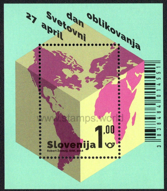 Slovenia. 2018 World Graphic Design Day. MNH