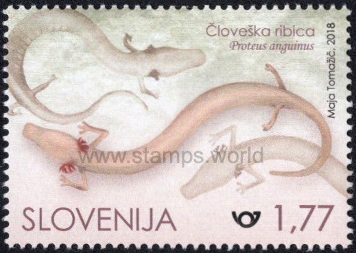 Slovenia. 2018 Human Fish. MNH