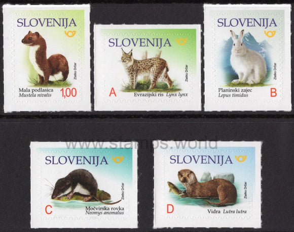 Slovenia. 2018 Endangered Mammals. MNH
