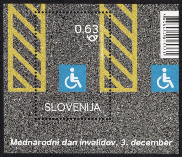 Slovenia. 2018 International Day of Persons with Disabilities. MNH