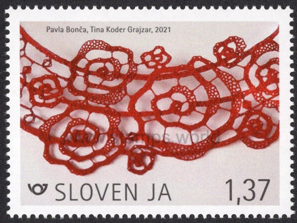 Slovenia. 2021 Contemporary Lacemaking. MNH