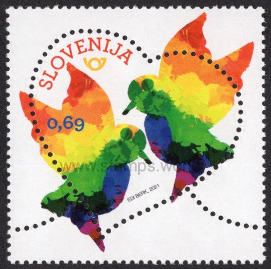 Slovenia. 2021 Love. MNH