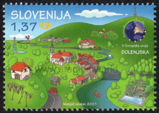 Slovenia. 2021 Tourism. Dolenjska. MNH