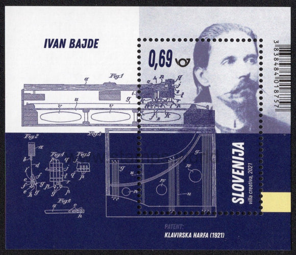 Slovenia. 2021 Ivan Bajde. Inventor. MNH