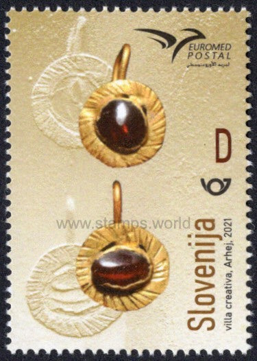 Slovenia. 2021 Euromed. Handicraft Jewellery of the Mediterranean. MNH