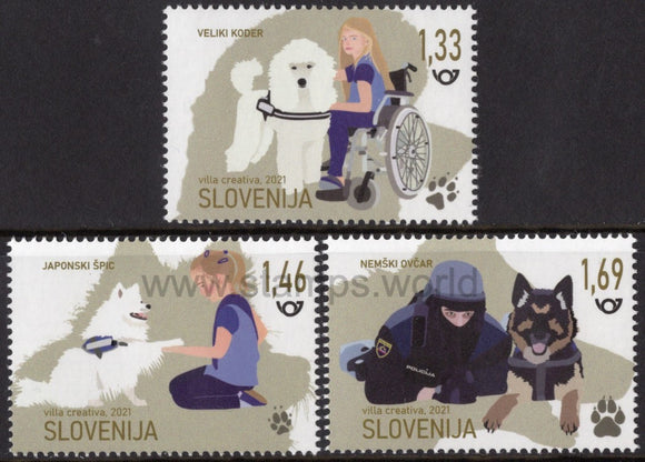 Slovenia. 2021 Working Dogs. MNH