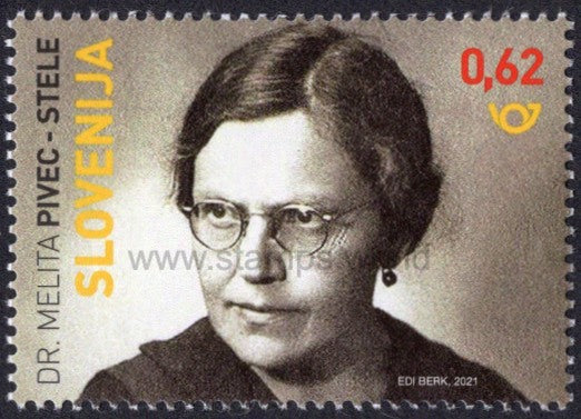 Slovenia. 2021 Melita Pivec-Stele. Scientist. MNH