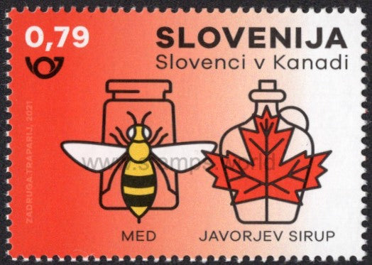 Slovenia. 2021 Slovenes in Canada. MNH