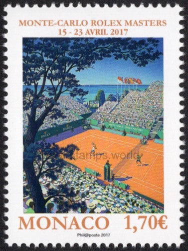 Monaco. 2017 Monte-Carlo Rolex Masters. Tennis. MNH