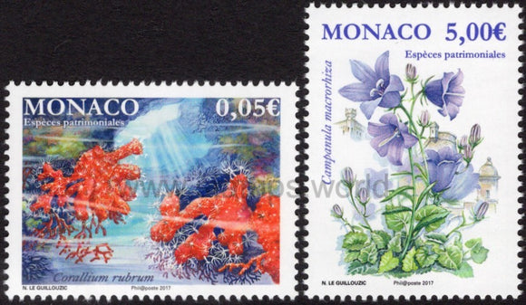 Monaco. 2017 National Species. MNH
