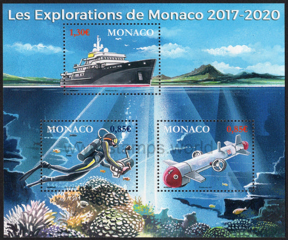 Monaco. 2017 Monaco Explorations. MNH