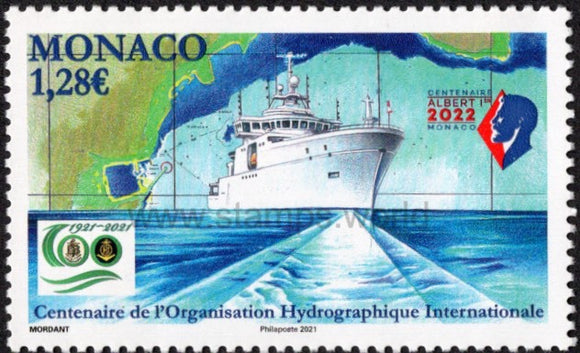 Monaco. 2021 International Hydrographic Organization. MNH