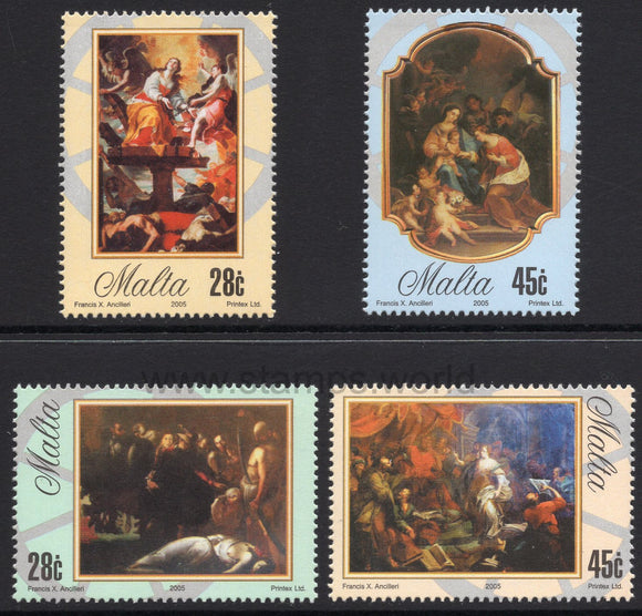 Malta. 2005 St. Catherine in Art. MNH