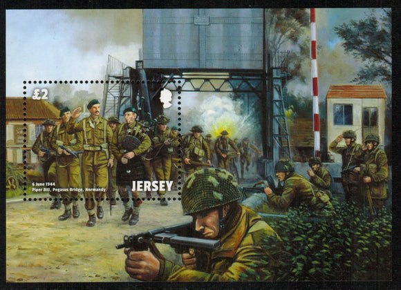 Jersey. 2014 The 70th Anniversary of D-Day MNH