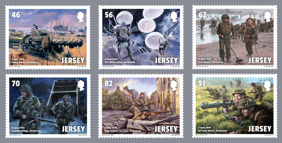 Jersey. 2014 The 70th Anniversary of D-Day MNH